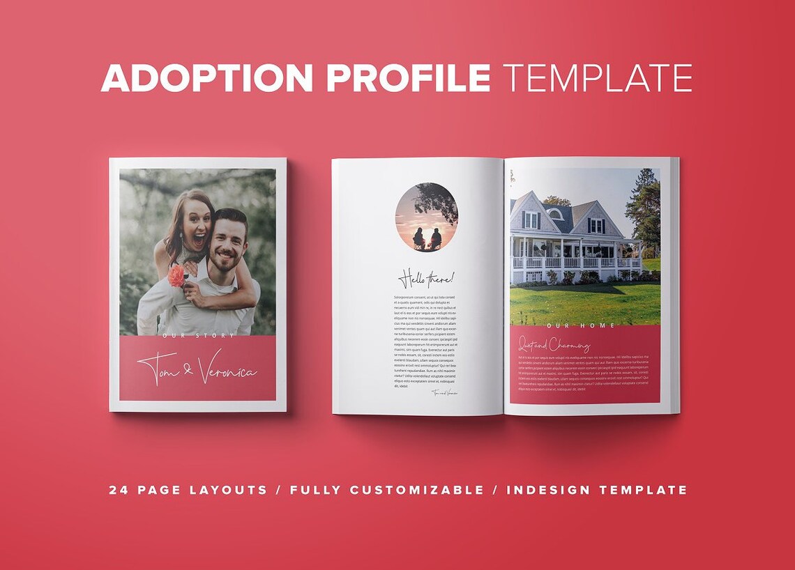 Adoption Profile Template Etsy