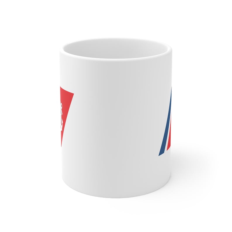 Coast Guard Hull Crest Coffee Mug Double Sided White Ceramic 11oz by TheGlassyLass image 3