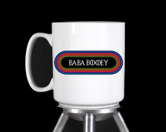 Baba Booey Rainbow Mug - Thermal Printed Ceramic Coffee Mug (Dishwasher Safe Premium Quality) - Handmade by TheGlassyLass