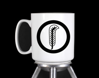 Led Zeppelin "Robert Plant" Symbol Thermal Printed White Ceramic Coffee Mugs & Water Bottles (Premium Quality) - Handmade by TheGlassyLass