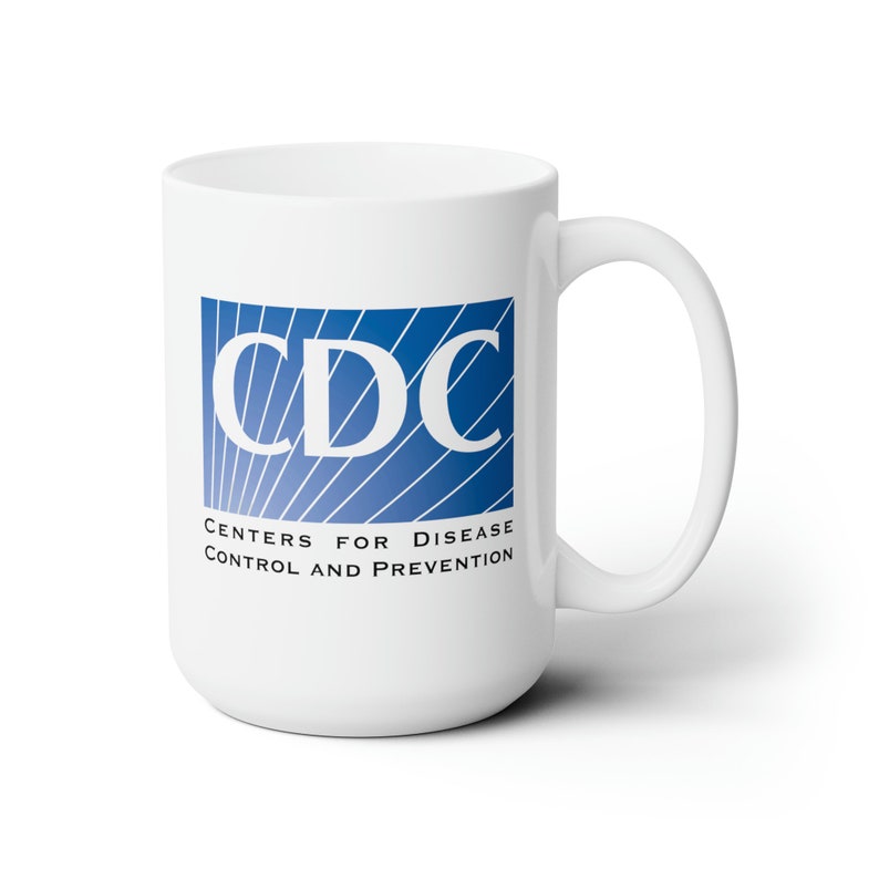 CDC Coffee Mug Double Sided White Ceramic 15oz by TheGlassyLass image 4