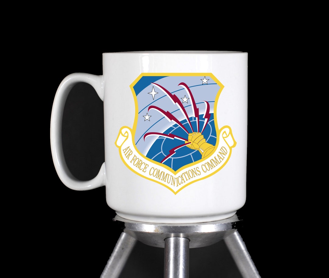 Air Force Communications Command Personalized Coffee Mug (dishwasher Safe  Thermal Printed Ceramic) - Handmade by Theglassylass - Etsy