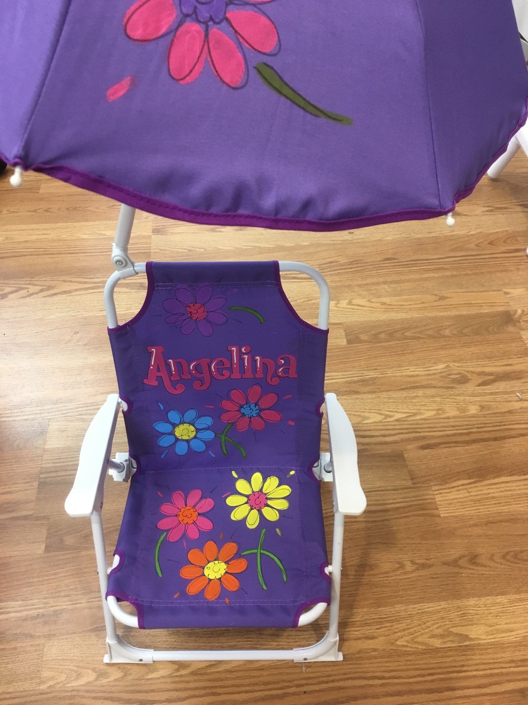 Baby Beach Chair With Bright Daisies Design Personalized Etsy