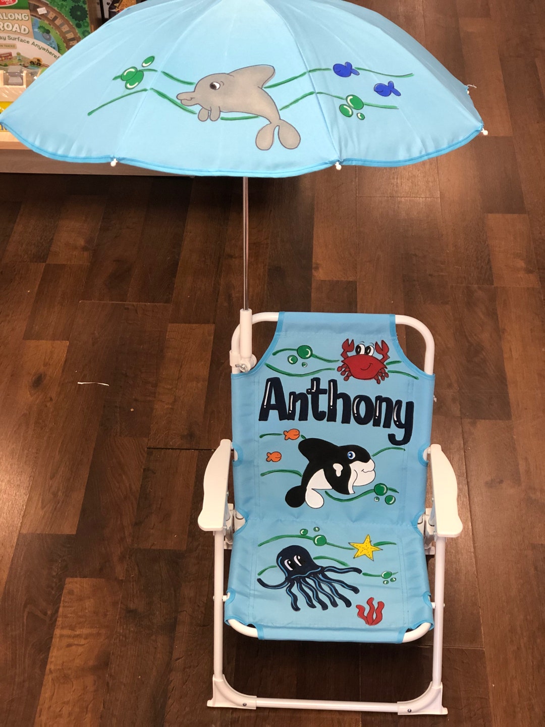 Personalized baby best sale beach chair