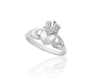 Claddagh Ring,  Claddagh band Ring, Engagement ring, Heart Form Ring, Claddagh Ring Women, Silver 925 Claddagh Ring, Celtic Ring Silver 925