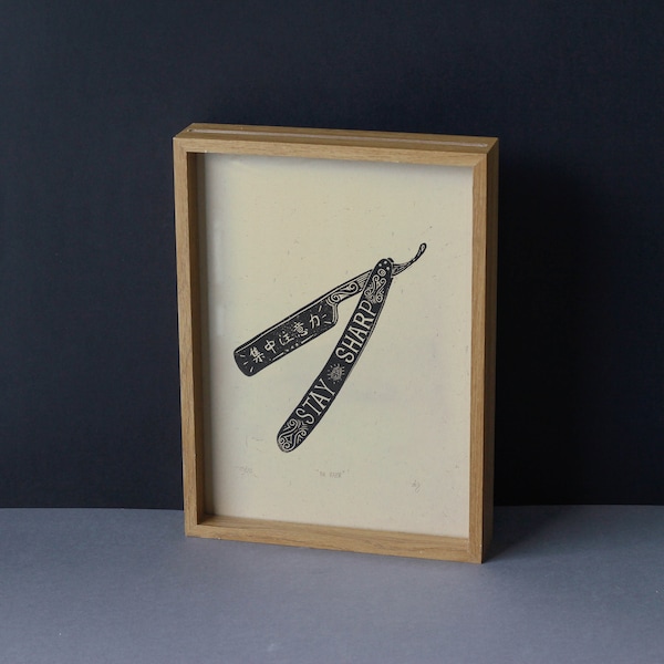 Relief Block Print Etsy