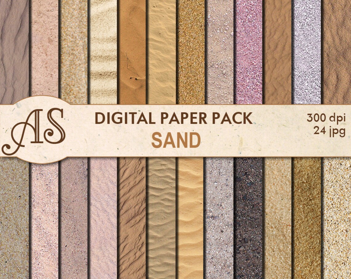 Digital Sand Paper Pack 24 printable Digital Scrapbooking | Etsy
