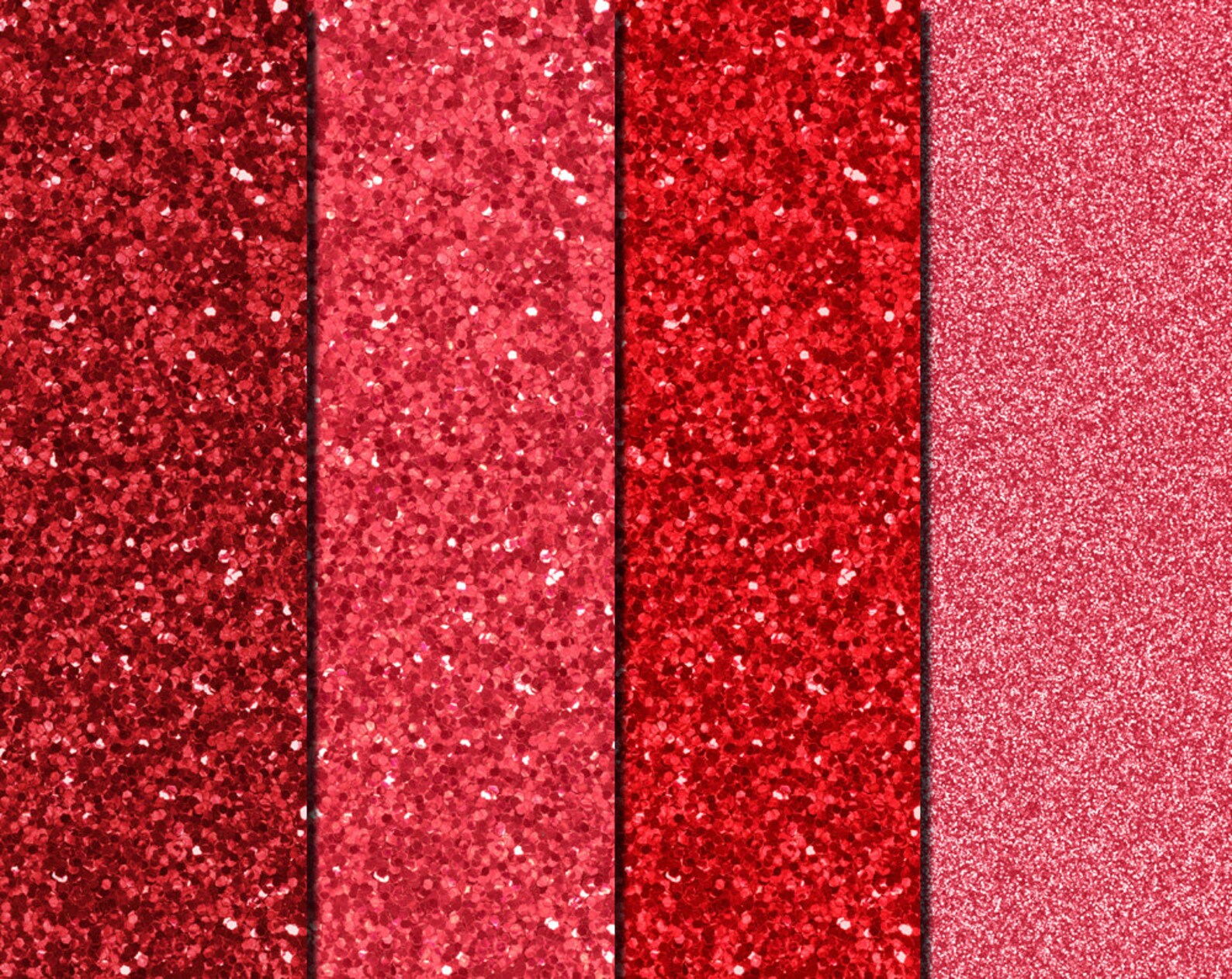 Digital Red Glitter Paper Pack 16 printable Digital Etsy
