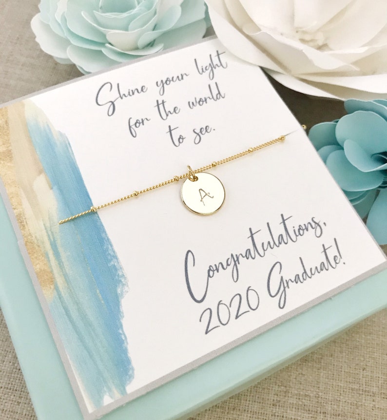 stamped necklace gift for her letter necklace layering necklace custom charm necklace personalized initial necklace graduation necklace