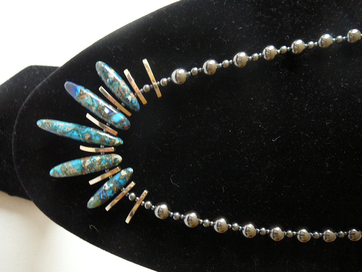 Natural stone necklace Gemstone necklace Natural stone Etsy