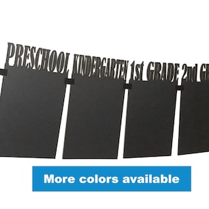 Graduation Photo Banner - Preschool through 12th Grade Pictures - Class of 2025 Graduation Decoration - High School Grad Party Decor