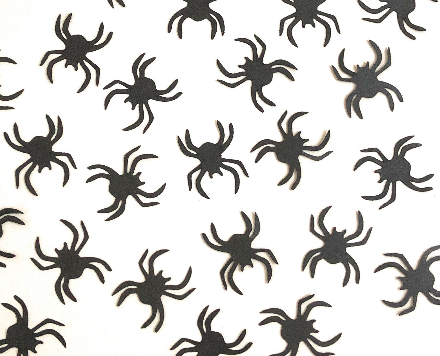 Spider Confetti 100 Pieces in Black Halloween Confetti | Etsy