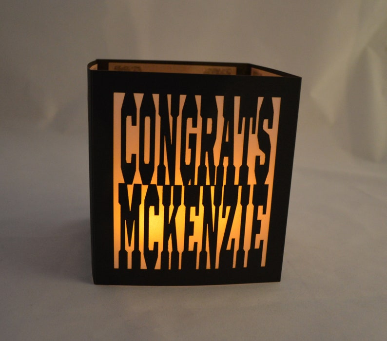 2024 Graduation Centerpiece Personalized Laser Cut Graduation Centerpiece Graduation Decoration Class of 2023 Grad Square Table Tent image 8