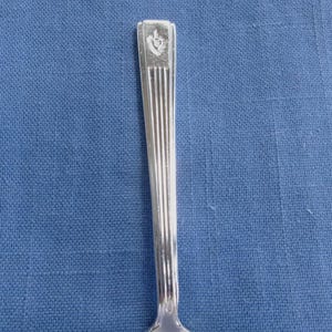 Mid Century International Silver Co Statler  Hilton Silverplate Demitasse Spoon