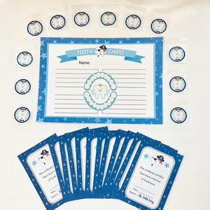 Blue Tooth Fairy Award Set Handmade Perfect For Little Ones Losing A Tooth
