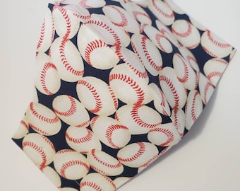 Sports Mask, Baseball Face Mask, Washable Reusable Face Mask, Sewn In Filter Face Mask