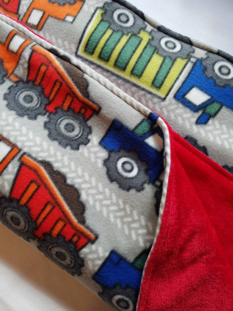 Truck Blanket Dump Truck Fleece Blanket Construction Truck Etsy