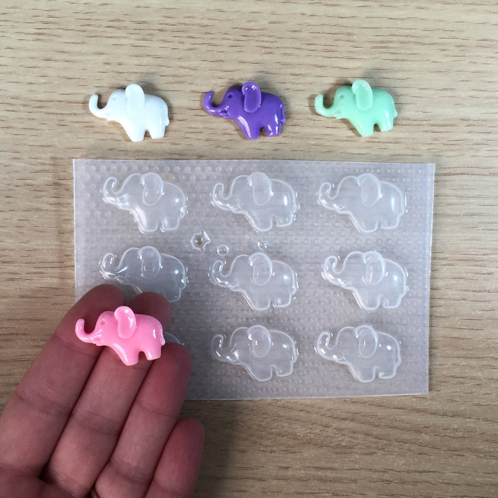 Elephant Silicone Mold, Small UV Resin Mold