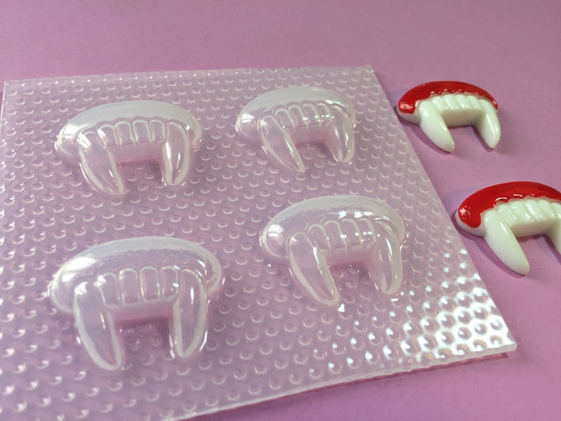 Vampire Teeth Plastic Mold Resin Molds resin mould UV Etsy