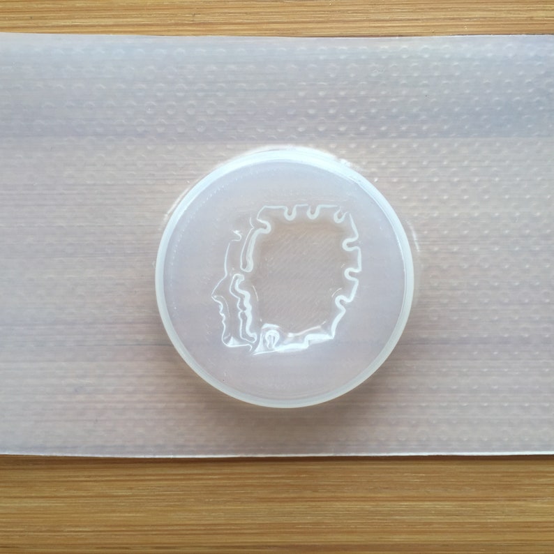 Gemini Badge Plastic Mold Resin Mold Molds for Resin Etsy