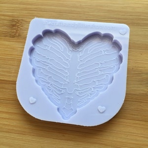 17cm 3D silicone mold, XL Heart Candle Mold, Anatomical Heart, soap  silicone