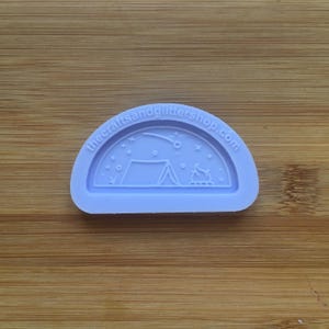 Bonfire Stargazing Camp Silicone Mold, Food Safe Silicone Rubber Mould for resin polymer clay chocolate soap wax fondant candy jewelry gummy