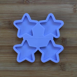1,75 inch ster siliconen mal, voedselveilige siliconenrubber mal voor hars polymeerklei chocolade zeep embed wax melt fondant snoep sieraden