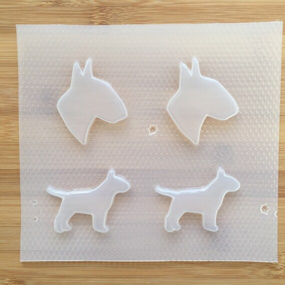 Bull Terrier Plastic Mold Resin Mold Supplies Mould UV | Etsy