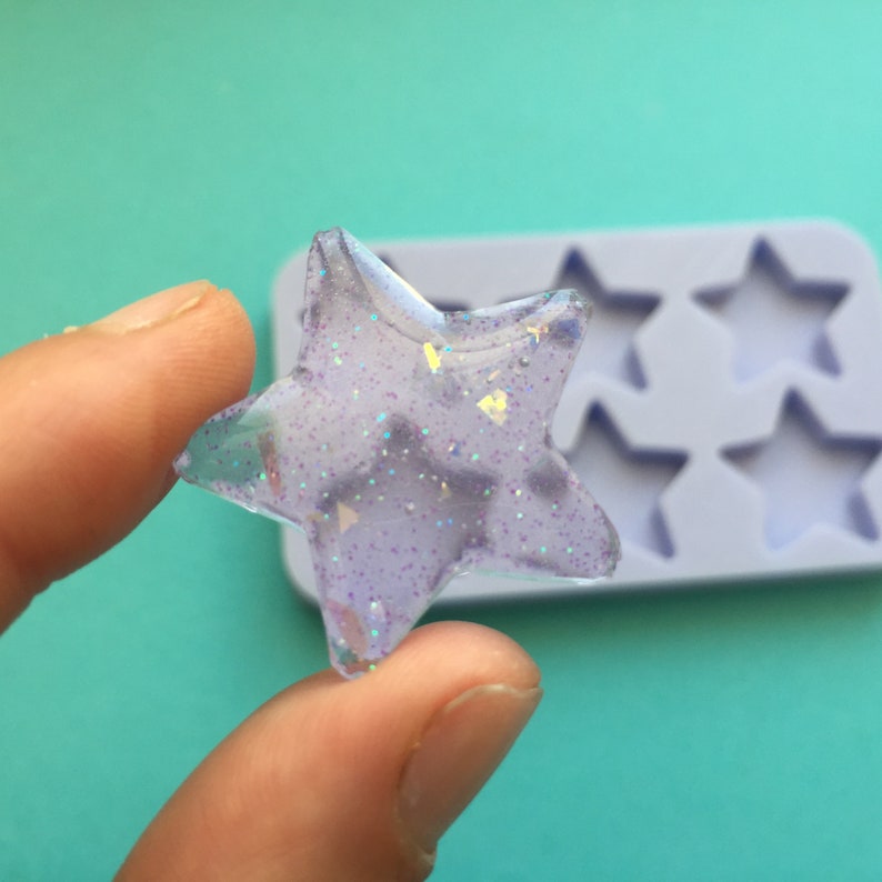 1 Inch Star Silicone Mold Food Safe Silicone Rubber for Resin Etsy