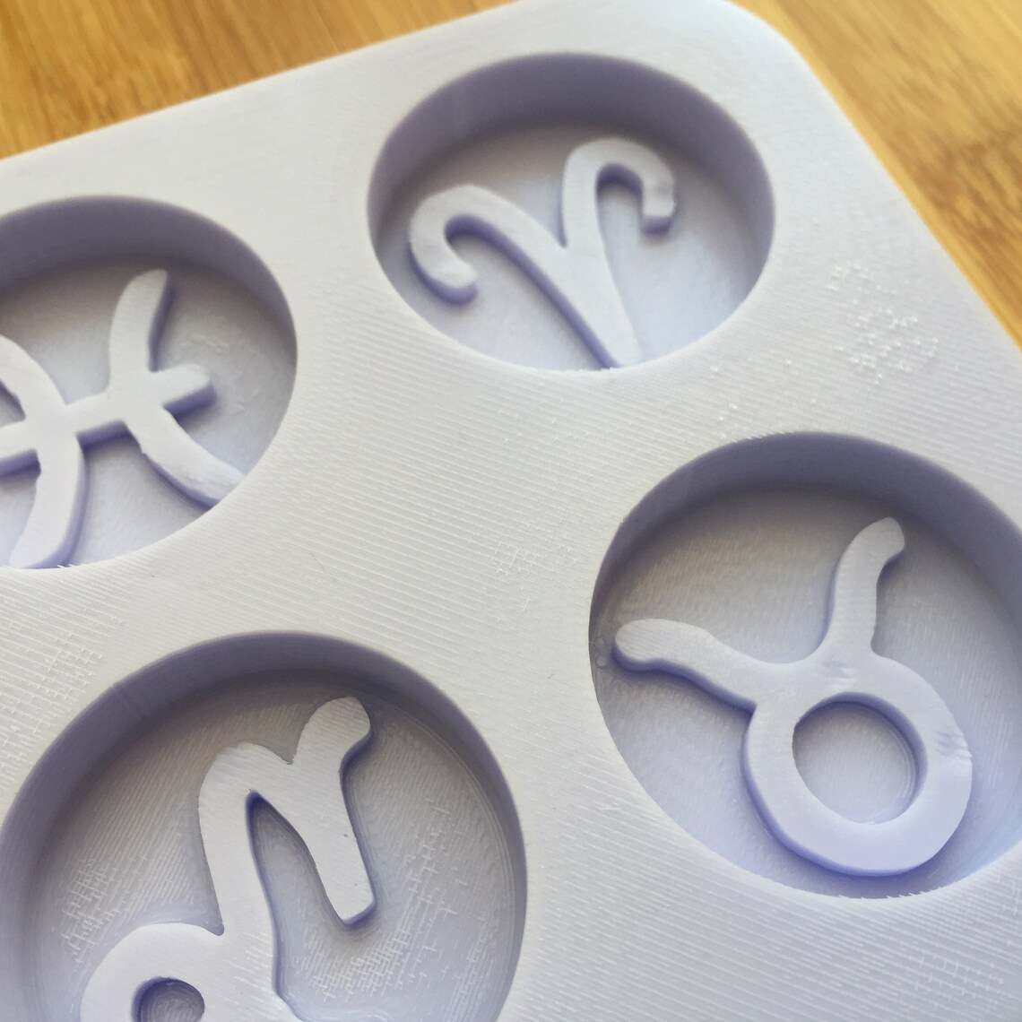 1.5 inch Zodiac Signs Silicone Mold Food Safe Silicone Rubber Etsy
