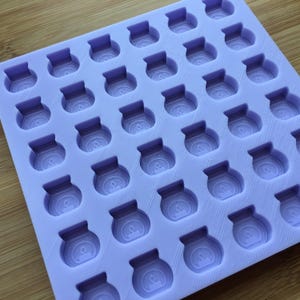15mm Wax Burner Silicone Mold, Food Safe Silicone Rubber Mould for resin polymer clay chocolate soap wax melts fondant candy jewelry making