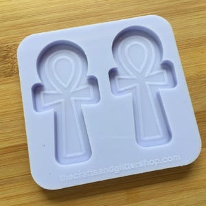 Ankh Silicone Mold, Food Safe Silicone Rubber Mould for resin polymer clay chocolate soap wax fondant candy jewelry making cupcake