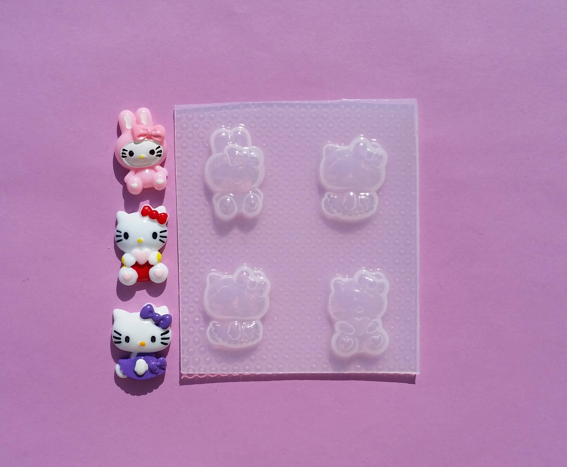 Cat Resin Mold Small Cats Flexible Plastic Resin Molds | Etsy