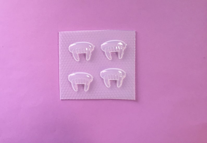 Vampire Teeth Plastic Mold Resin Molds resin mould UV Etsy