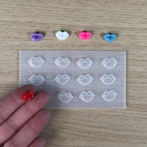 Miniature Lips Plastic Mold