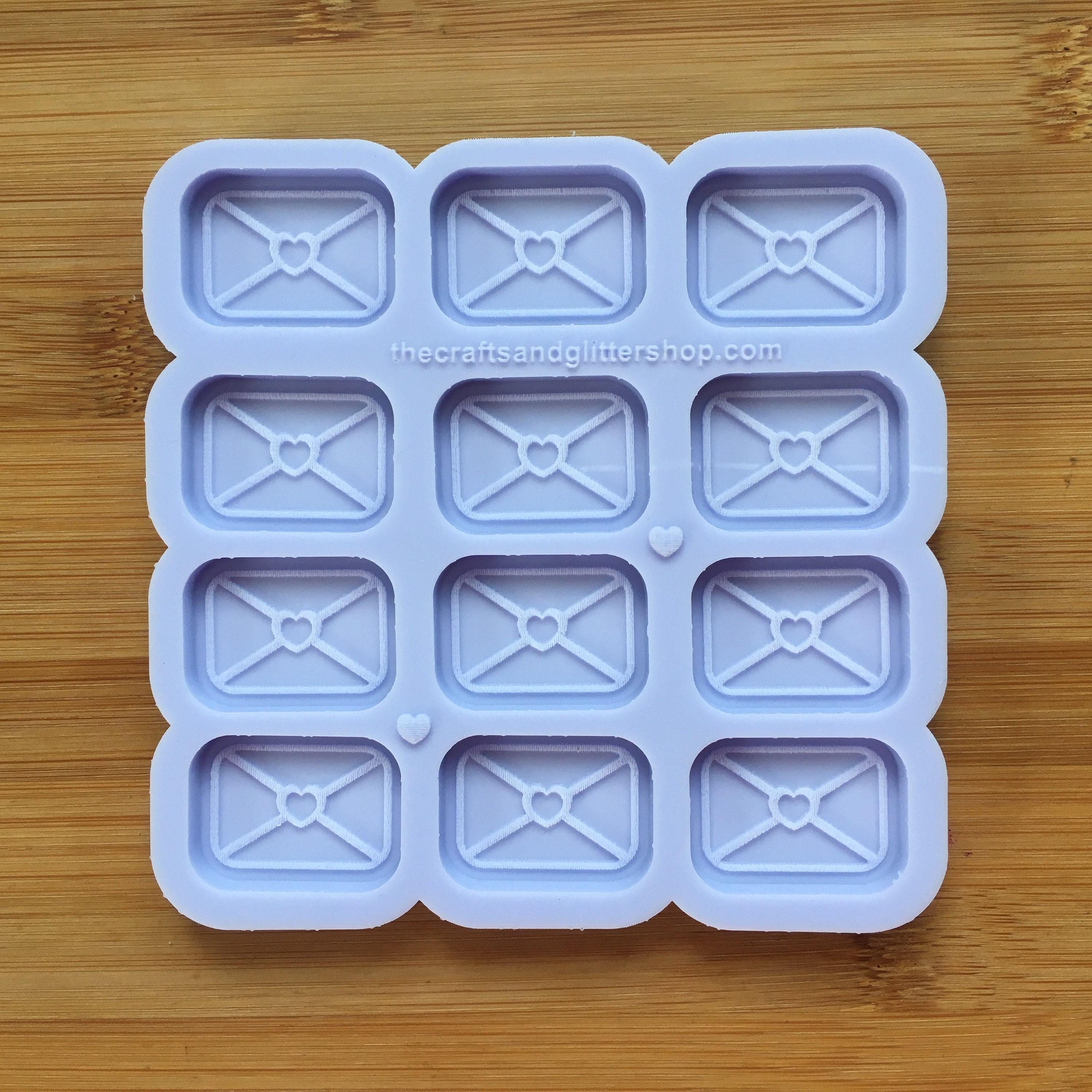 Love Letter Silicone Mold, Food Safe Silicone Rubber Mould for resin polymer clay chocolate soap wax melt fondant candy jewelry making