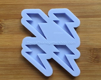 3 cm Blitz Silikonform, Form für Epoxidharz Schokolade Seife Kerze Wachs Fondant Ton Süßigkeiten Jello Eiswürfel Schmuckherstellung, Handwerk
