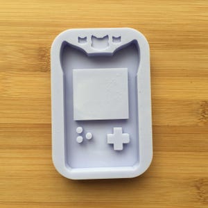 Cat Game Console Silicone Mold, Food Safe Silicone Rubber for resin polymer clay chocolate soap wax fondant candy, oven safe mould, gamer