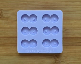 Silikonform Silikonform 3 cm, lebensmittelecht Silikonform für Harz Polymer Clay Schokolade Seife Wachsschmelze Fondant Süßigkeiten Schmuck Brust Cupcake