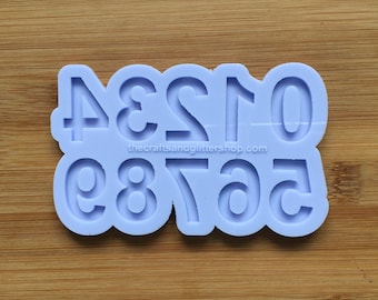 1" Number set Silicone Mold