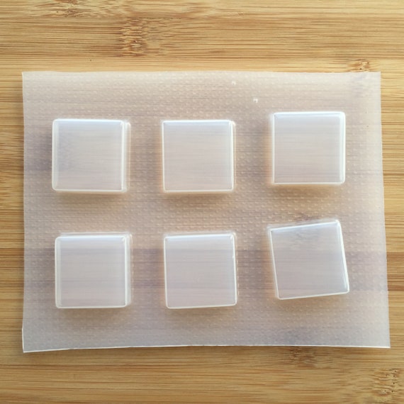 3cm Square Plastic Mold, Resin Mold, Supplies Mould, UV Epoxy, Chocolate  Soap Candle Wax, 1.1 Inch Square Pendant Jewelry Making 