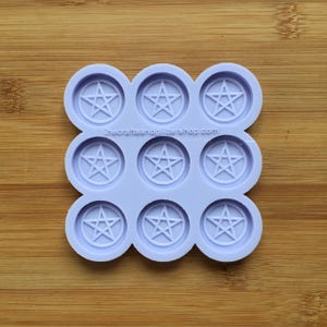 Pentagram siliconen mal, voedselveilige siliconenrubber mal voor hars polymeerklei chocolade zeep wax smelt fondant snoep sieraden maken