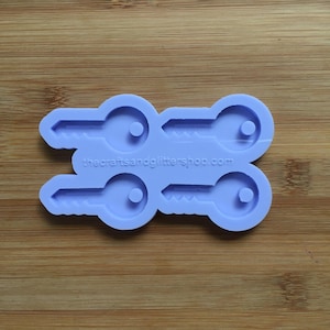 Key Silicone Mold, Food Safe Silicone Rubber Mould for resin polymer clay chocolate soap wax melt fondant candy jewelry making gummy