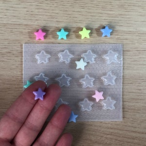 Little Star Mold - resin, soap, candle, wax melt, bath bomb, fondant, ice cube, cake decorating, chocolate candy, clay, flexible plastic