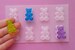 Large Gummy Bear Resin Mold - Huge Gummy Bears Flexible Plastic Resin Molds - Candy Gummies Jewelry Mold - Fondant Cake Decoration Mold 