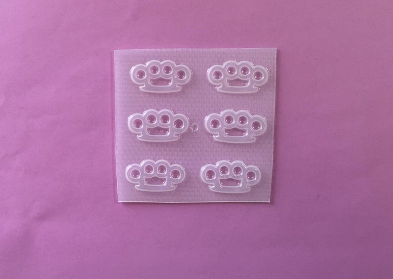 Small Brass Knuckles Plastic Mold image 4