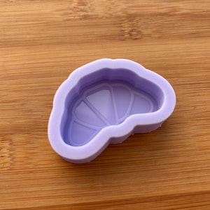 2 inch Croissant Silicone Mold, Food Safe Silicone Rubber Mould for resin polymer clay chocolate soap embed wax fondant candy jewelry making