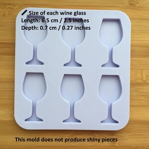 2.5 Wine Glass Silicone Mold Food Safe Silicone Rubber Etsy