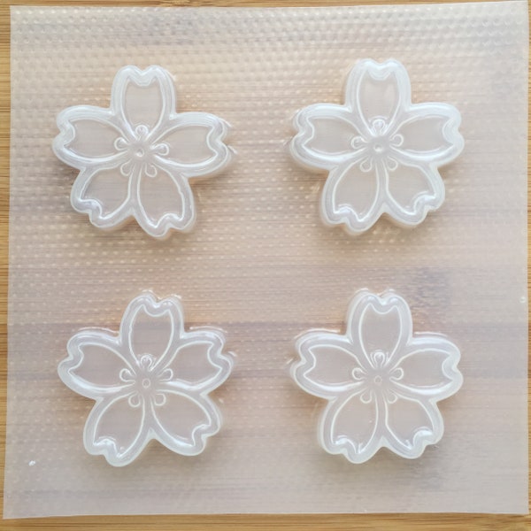 Cherry Blossom Plastic Mold, Resin Mold, Molds for Resin, Supplies, Chocolate Molds, Molds for Soap Embed, Candle Wax Melt Molds, Flowers
