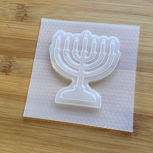 Menorah Kunststoffform, Mold für UV Epoxidharz Schokolade Fondant Cupcake Toppers Ton Süßigkeiten Jello Eiswürfel gummies Gips Zement